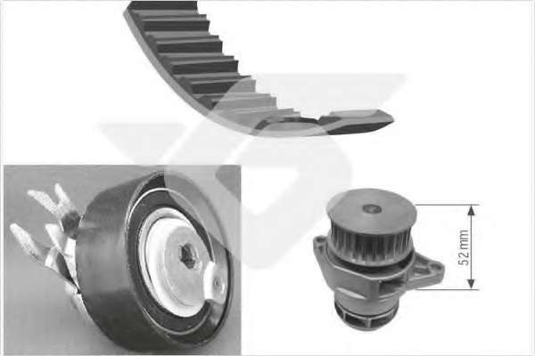 Водяной насос + комплект зубчатого ремня