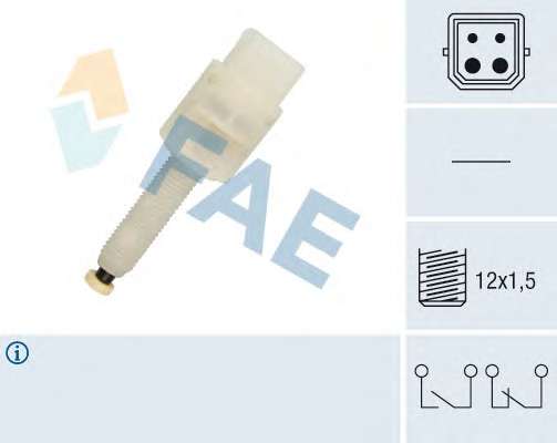 WLACZNIK SWIATEL STOP 24565 SZT FAE FAE