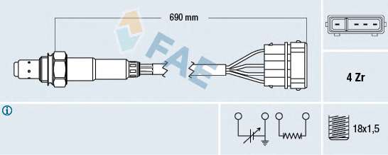 SONDA LAMBDA 77128 SZT FAE FAE