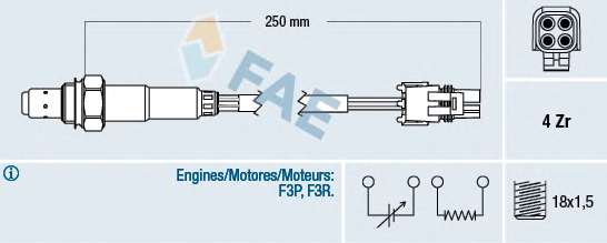 SONDA LAMBDA 77129 SZT FAE  FAE