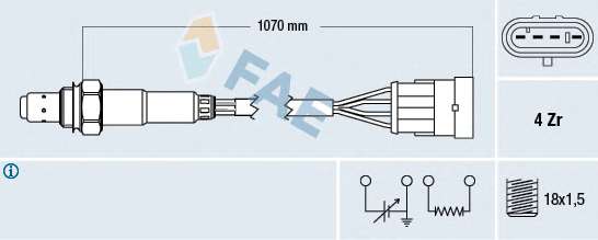 SONDA LAMBDA 77161 SZT FAE FAE