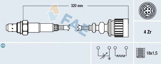 SONDA LAMBDA 77172 SZT FAE  FAE