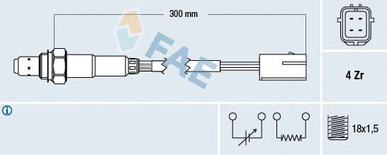 SONDA LAMBDA 77213 SZT FAE  FAE
