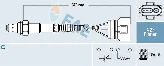 SONDA LAMBDA 77302 SZT FAE  FAE