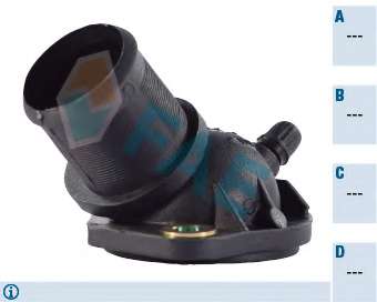 Фланец охлаждающей жидкости