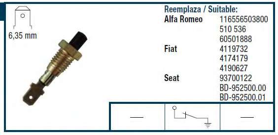 Выключатель, контакт двери