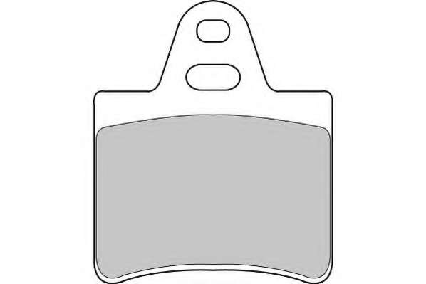 Комплект тормозных колодок, дисковый тормоз