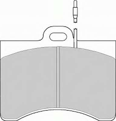 Комплект тормозных колодок, дисковый тормоз