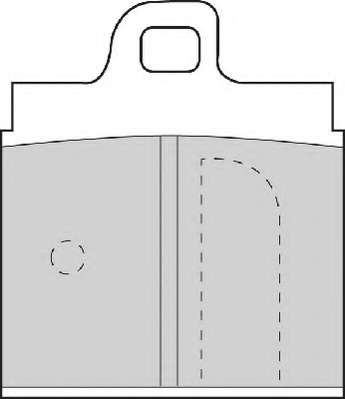 Комплект тормозных колодок, дисковый тормоз
