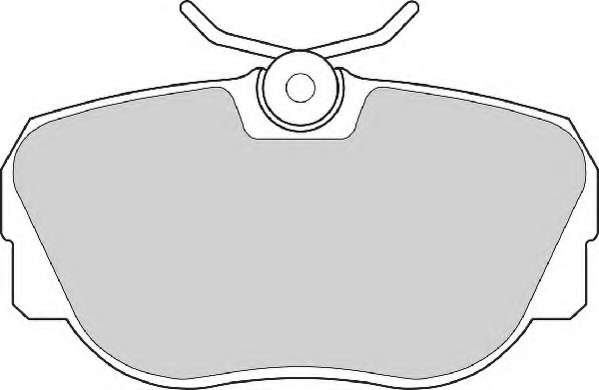 Комплект тормозных колодок, дисковый тормоз
