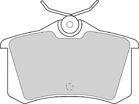 Комплект тормозных колодок, дисковый тормоз