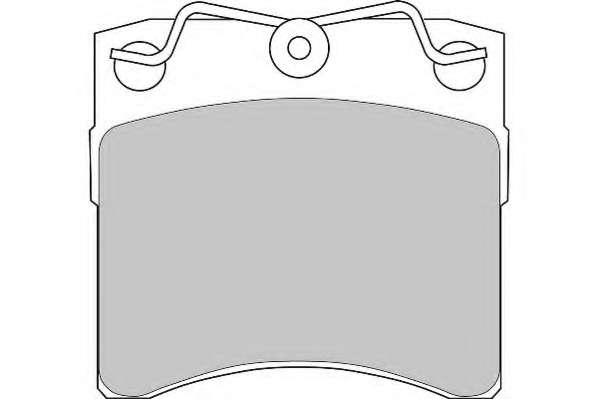 Комплект тормозных колодок, дисковый тормоз