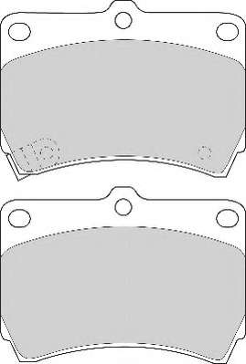 Комплект тормозных колодок, дисковый тормоз