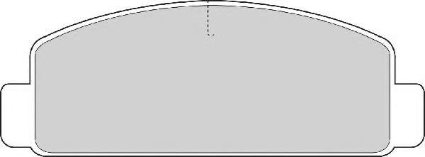 Комплект тормозных колодок, дисковый тормоз