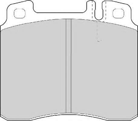 Комплект тормозных колодок, дисковый тормоз