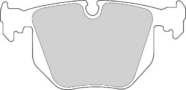 Комплект тормозных колодок, дисковый тормоз