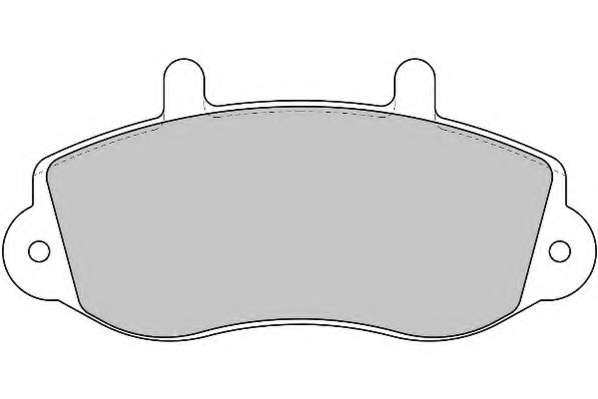 Комплект тормозных колодок, дисковый тормоз