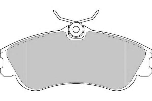Комплект тормозных колодок, дисковый тормоз
