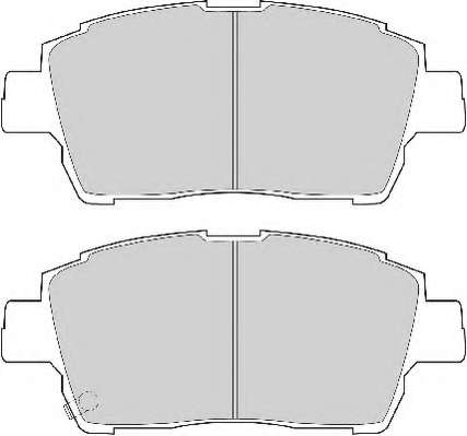 Комплект тормозных колодок, дисковый тормоз