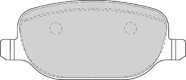 Комплект тормозных колодок, дисковый тормоз