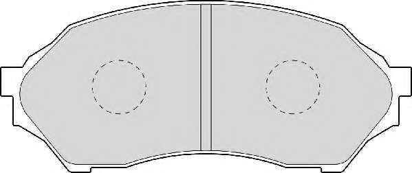 Комплект тормозных колодок, дисковый тормоз