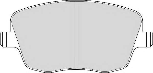 Комплект тормозных колодок, дисковый тормоз