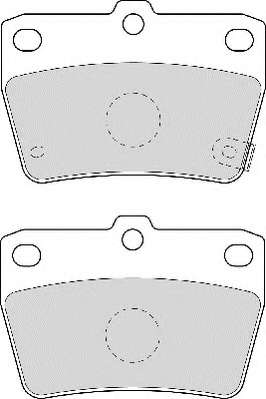 Комплект тормозных колодок, дисковый тормоз