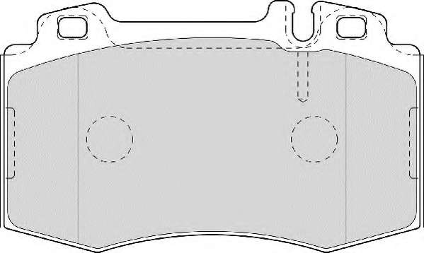 Комплект тормозных колодок, дисковый тормоз