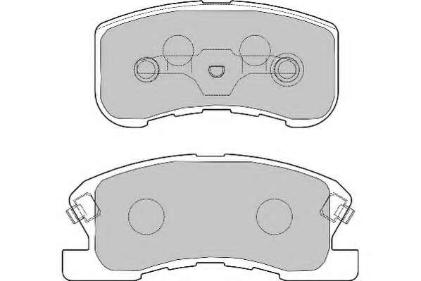 Комплект тормозных колодок, дисковый тормоз