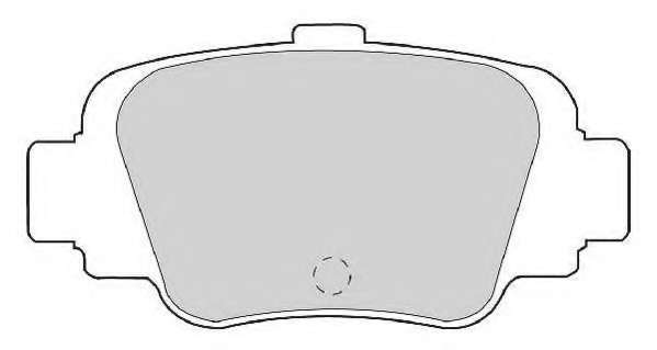 Комплект тормозных колодок, дисковый тормоз