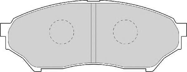Комплект тормозных колодок, дисковый тормоз