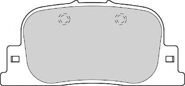 Комплект тормозных колодок, дисковый тормоз