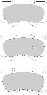 Комплект тормозных колодок, дисковый тормоз