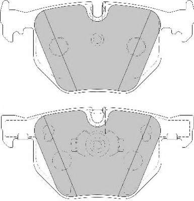 Комплект тормозных колодок, дисковый тормоз