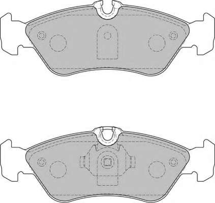 Комплект тормозных колодок, дисковый тормоз