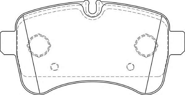Комплект тормозных колодок, дисковый тормоз