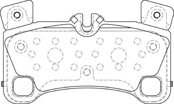 Комплект тормозных колодок, дисковый тормоз