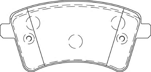 Комплект тормозных колодок, дисковый тормоз