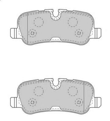 Комплект тормозных колодок, дисковый тормоз
