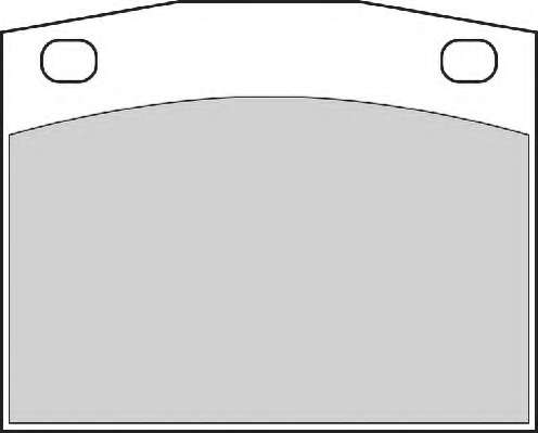 Комплект тормозных колодок, дисковый тормоз