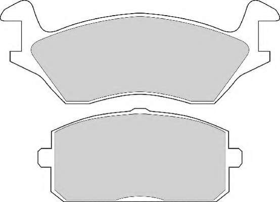 Комплект тормозных колодок, дисковый тормоз