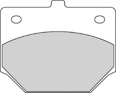 Комплект тормозных колодок, дисковый тормоз
