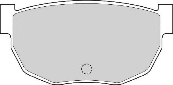 Комплект тормозных колодок, дисковый тормоз