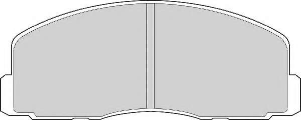 Комплект тормозных колодок, дисковый тормоз