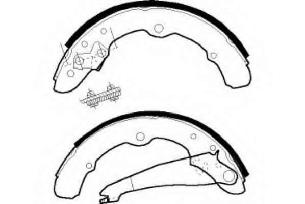 Комплект тормозных колодок