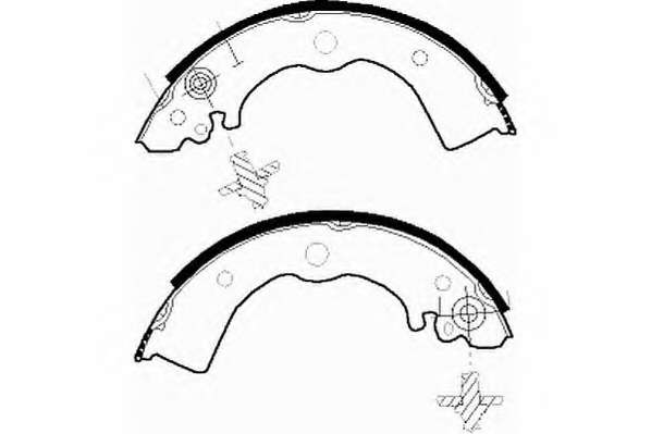 Комплект тормозных колодок