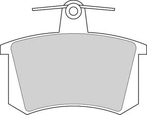 Комплект тормозных колодок, дисковый тормоз