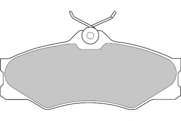 Комплект тормозных колодок, дисковый тормоз