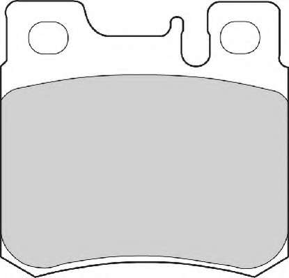 Комплект тормозных колодок, дисковый тормоз