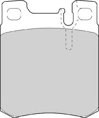 Комплект тормозных колодок, дисковый тормоз